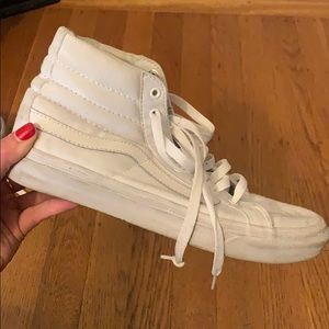 Vans white high tops
